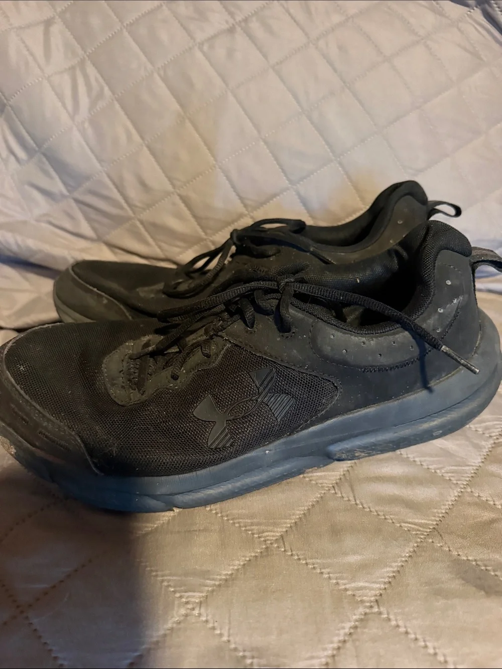 Under Armour Black Men's Low-Top Athletic Sneakers